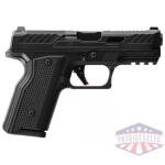 Fusion Firearms XF PRO Black Handgun 9mm Luger 15rd Magazines(2) 4" Barrel Interchangeable Black/Red Grips