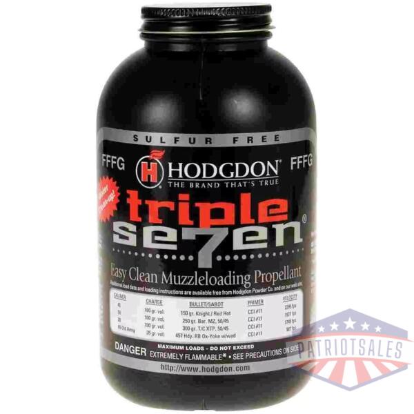 Hodgdon Triple Seven Granular Powder - Muzzleloader FFFg 1 lbs