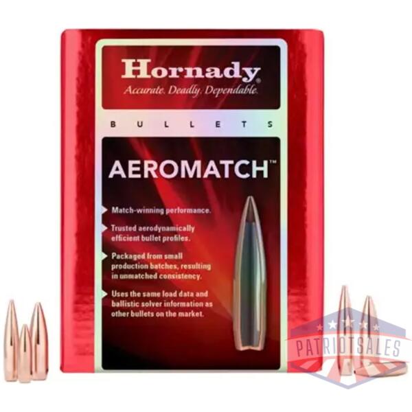 Hornady Aeromatch Rifle Bullets SEQUENTIAL 6mm .243" 105 gr (1-8") HHB 500/ct
