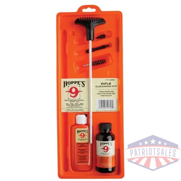 Hoppe's Cleaning Kit for Calibers .243 - .257 Caliber 6mm 6.5mm