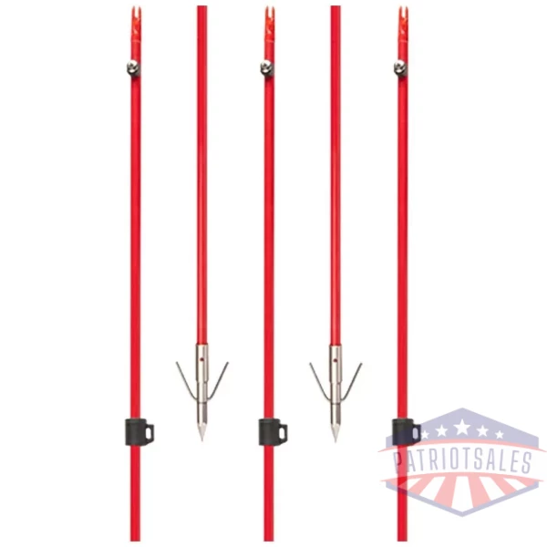 Cajun Bowfishing Fiberglass Arrow with Piranha Point XT