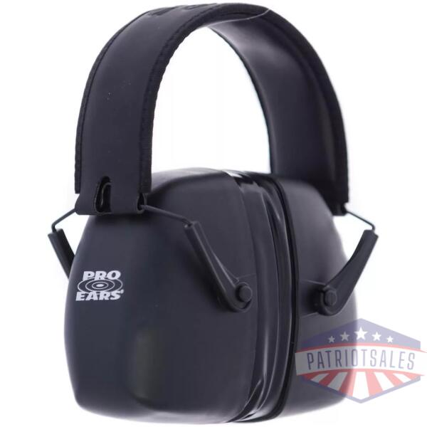 Pro Ears Ultra Gel Black 29 Passive Earmuffs 29dB Black