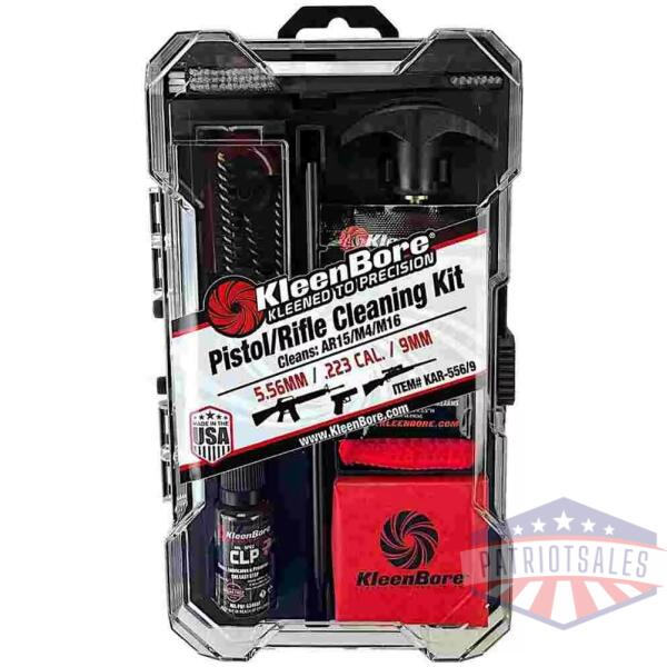 KleenBore .223/5.56mm/9mm Luger Combination Cleaning Kit