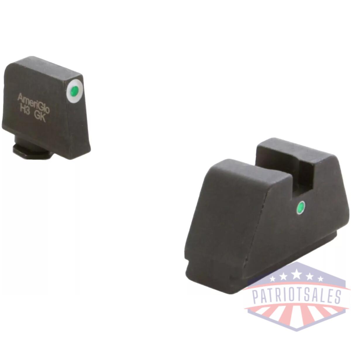 Https3a2f2fmedia. Chattanoogashooting. Com2fimages2fproduct2fkqgl1932fkqgl193 - ameriglo 3xl tall green tritium white outline front tritium dot rear glock - https3a2f2fmedia. Chattanoogashooting. Com2fimages2fproduct2fkqgl1932fkqgl193