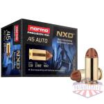 Norma NXD Handgun Ammunition .45 Auto 118gr NXD 1368 fps 20/ct