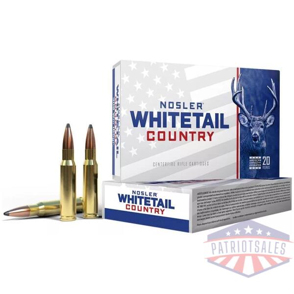 Nosler Whitetail Country Rifle Ammunition .30-06 Sprg 150gr SP 20/ct