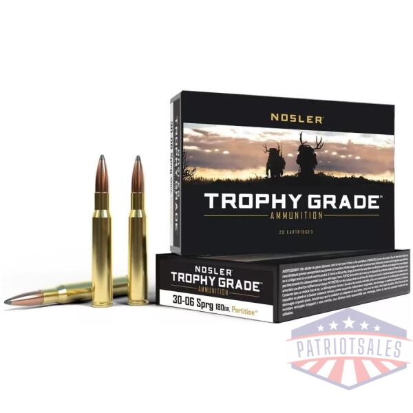 30-06 Springfield 180gr Partition (20 ct.) Ammunition
