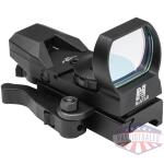 NcStar Red Four Reticle Reflex - QR Mount - Black