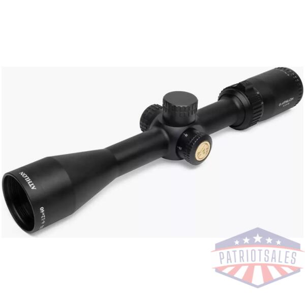 Athlon Neos Rifle Scope 4-12x40 1" SFP Center X MOA Non-Illum Black