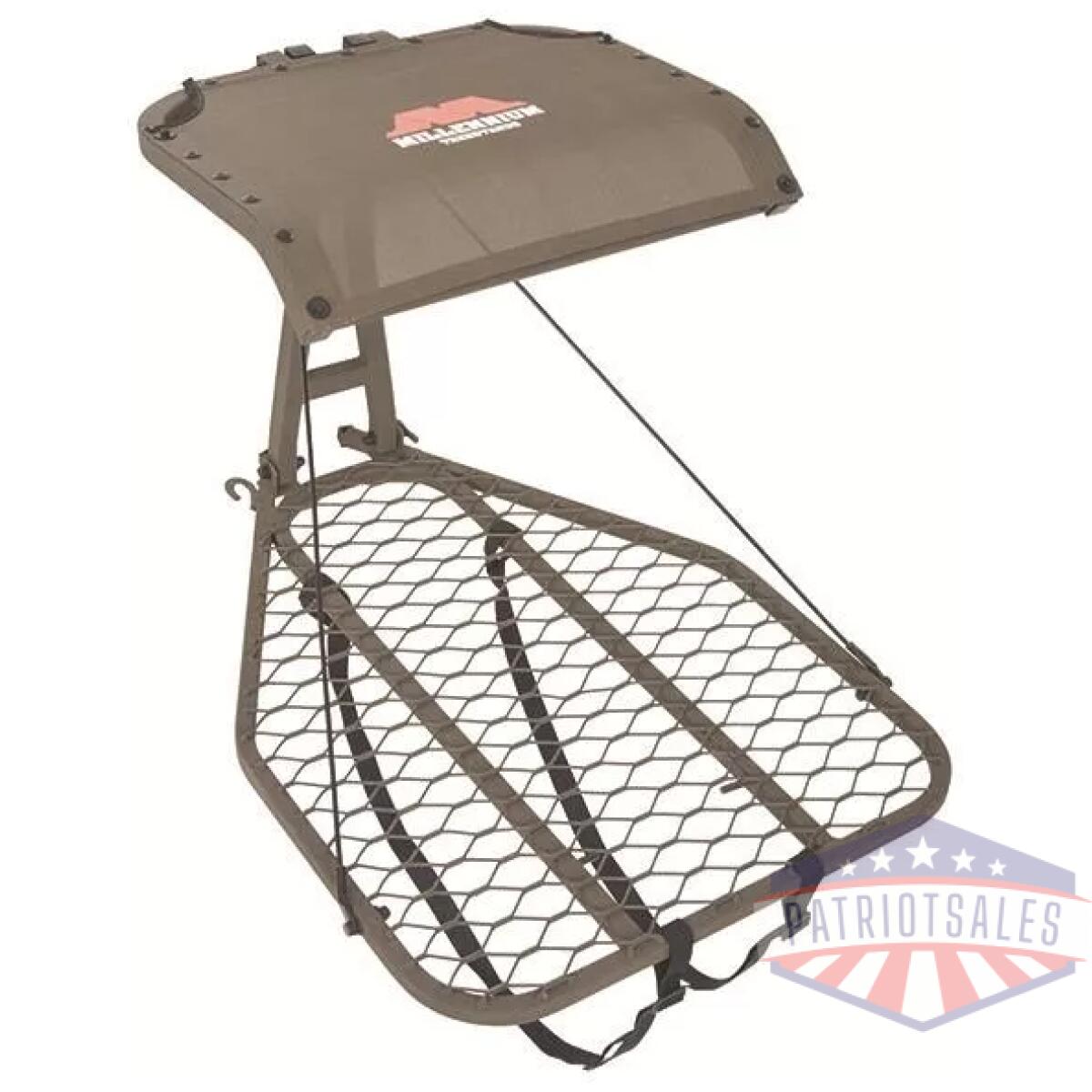 Https3a2f2fmedia. Chattanoogashooting. Com2fimages2fproduct2fomm050sl2fomm050sl - millennium m50 steel leveling hang-on tree stand with footrest includes safe-link 35' safety line - https3a2f2fmedia. Chattanoogashooting. Com2fimages2fproduct2fomm050sl2fomm050sl
