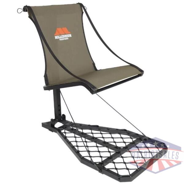 Millennium M100U Ultralight Hang-On Tree Stand Includes NEW Safe-Link 35' Safety Line