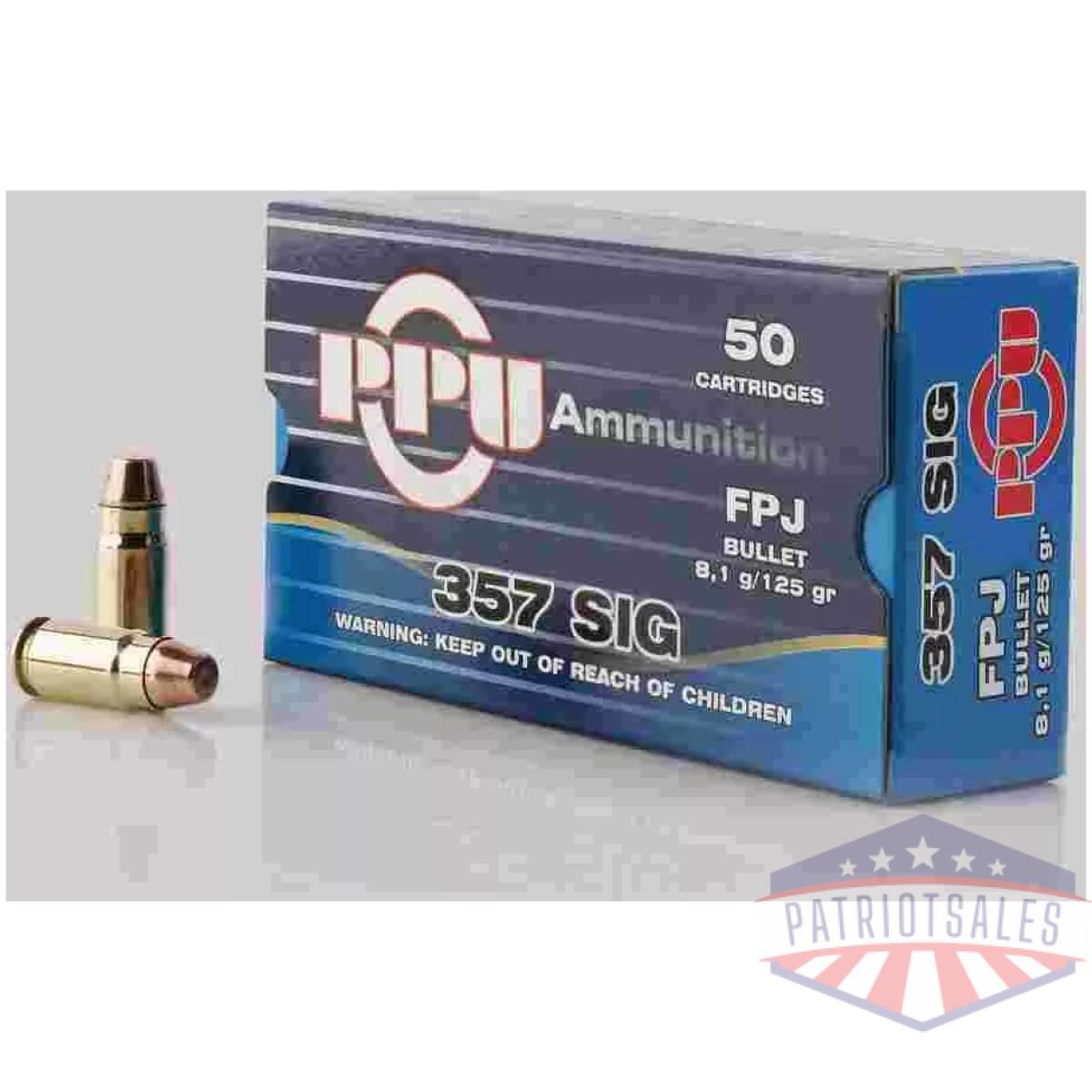 Https3a2f2fmedia. Chattanoogashooting. Com2fimages2fproduct2foqpph357s2foqpph357s - ppu handgun ammunition. 357 sig 125gr fpj 1542 fps 50/ct - https3a2f2fmedia. Chattanoogashooting. Com2fimages2fproduct2foqpph357s2foqpph357s