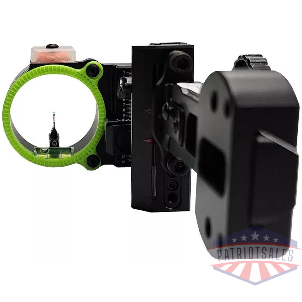 Black gold ascent mountain lite hd dual track 2 pin scope vertical 4'' dovetail rh - image 1