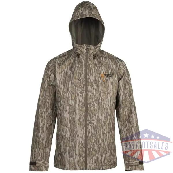 Browning Rain Shell Jacket Mossy Oak Bottomland M