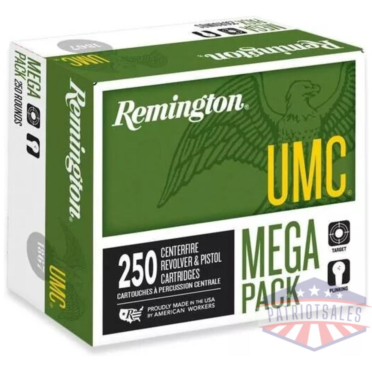 Remington umc handgun ammunition. 40 s&w 180 gr. Fmj 990 fps 250/ct - image 1