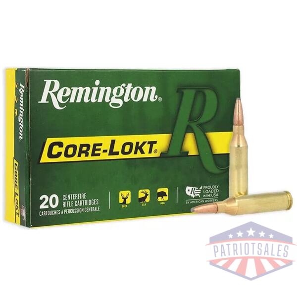 Remington Core-Lokt Rifle Ammunition .243 Win 100 gr PSP 2960 fps 20/ct
