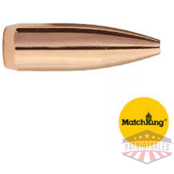 Sierra MatchKing Rifle Bullets (500/ct) .22 cal .224" 52 gr HPBT MATCH