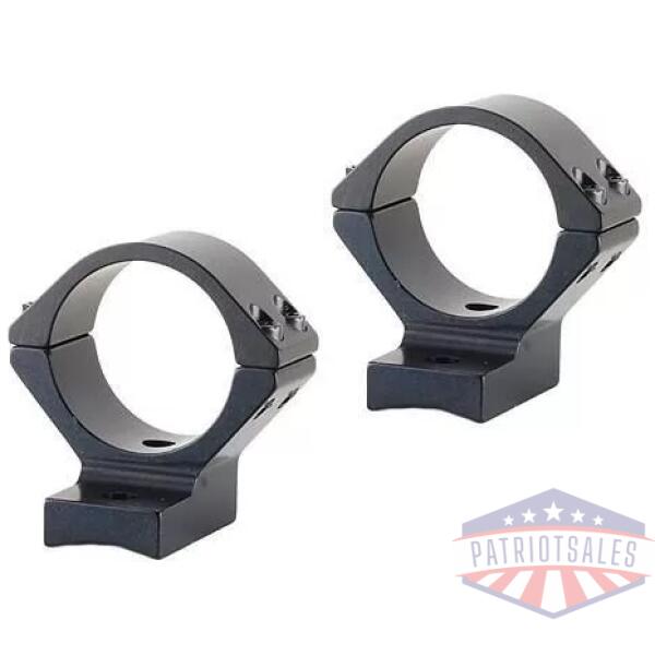 Talley Lightweight Alloy Scope Mounts - Black Anodized - 30mm - Low Weatherby Vanguard