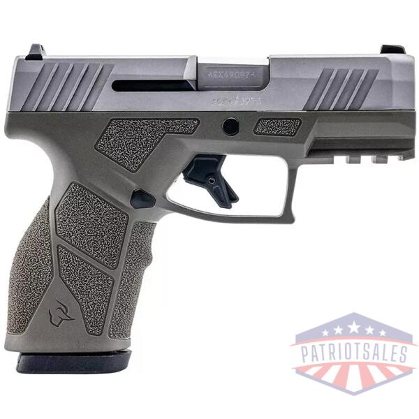 Taurus GX2 Handgun 9mm Luger 13rd Magazines (2) 3.38" Barrel OD Green Frame/Stainless Slide