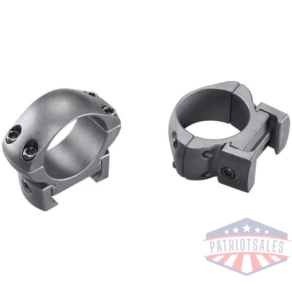 Weaver 2-Piece Grand Slam Steel Top Mount Scope Rings 1" Medium Matte (Windage Adjustable)