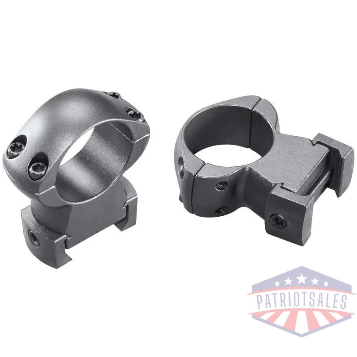 Weaver grand slam steel top mount scope rings 1" x-high matte (windage adjustable) - image 1
