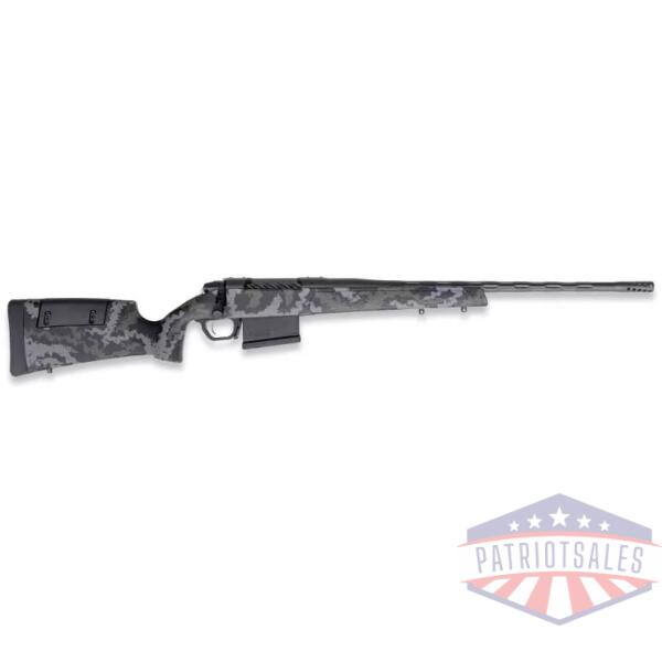 Weatherby Model 307 RANGE XP 2.0 Rifle 7mm PRC 5rd Capacity 22'' Barrel Green/Grey Sponge Pattern Stock