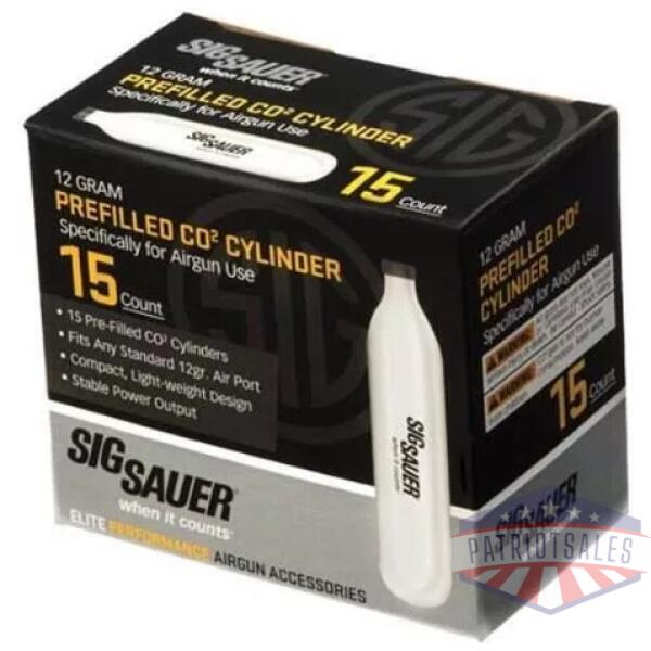 Sig Sauer CO2 Cartridge 12gr 15/ct
