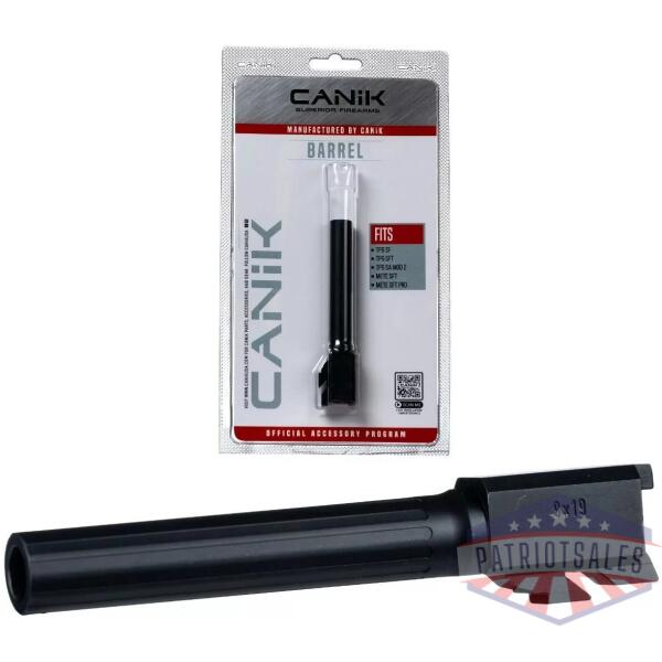 Canik Steel Drop in Barrel for Select Canik Pistols Full Size Fluted Black