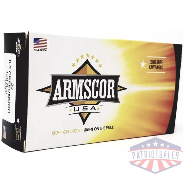 Armscor Rifle Ammunition 6.5 Creedmoor 123 gr HPBT 2750 fps 20/ct