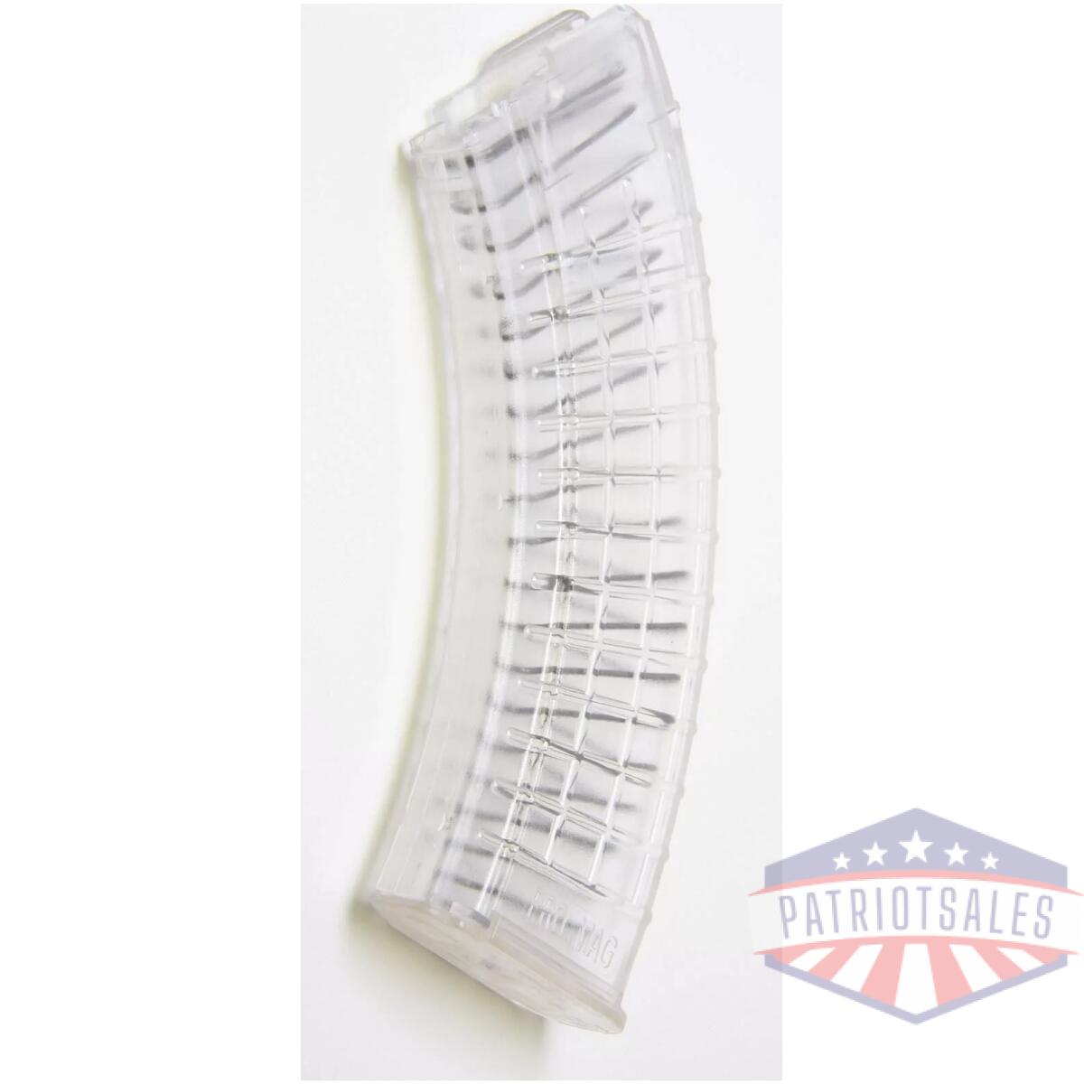 Promag ak-47 magazine 7. 62x39mm clear polymer 30/rd - image 1