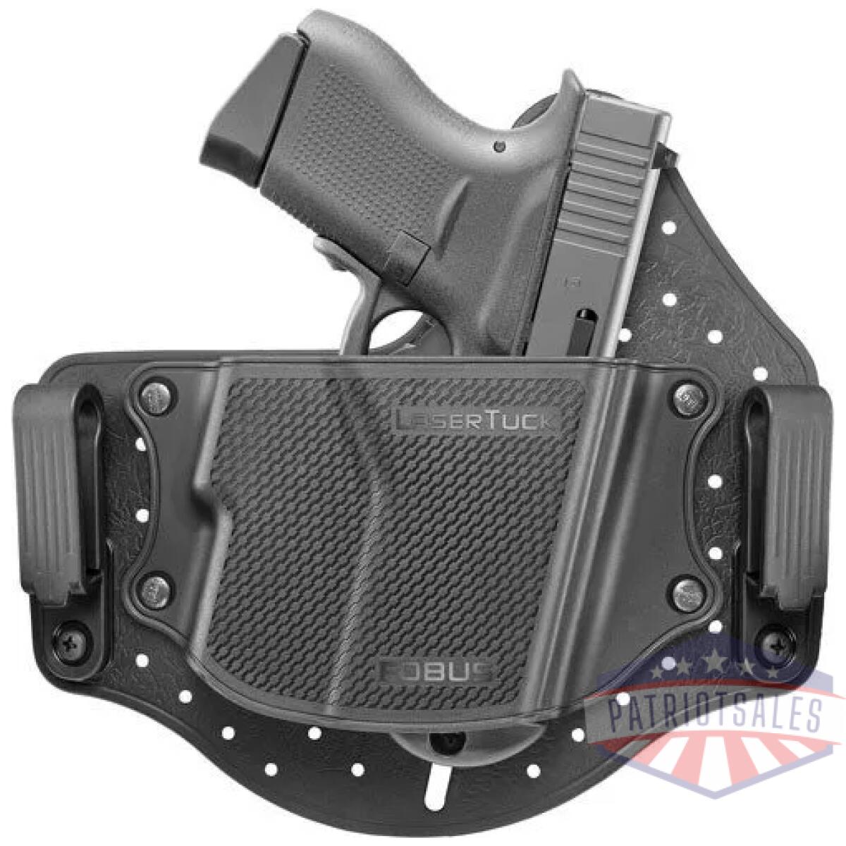 Lasertuck_glock - fobus holster universal iwb - single stack s-compact w/laser - lasertuck glock
