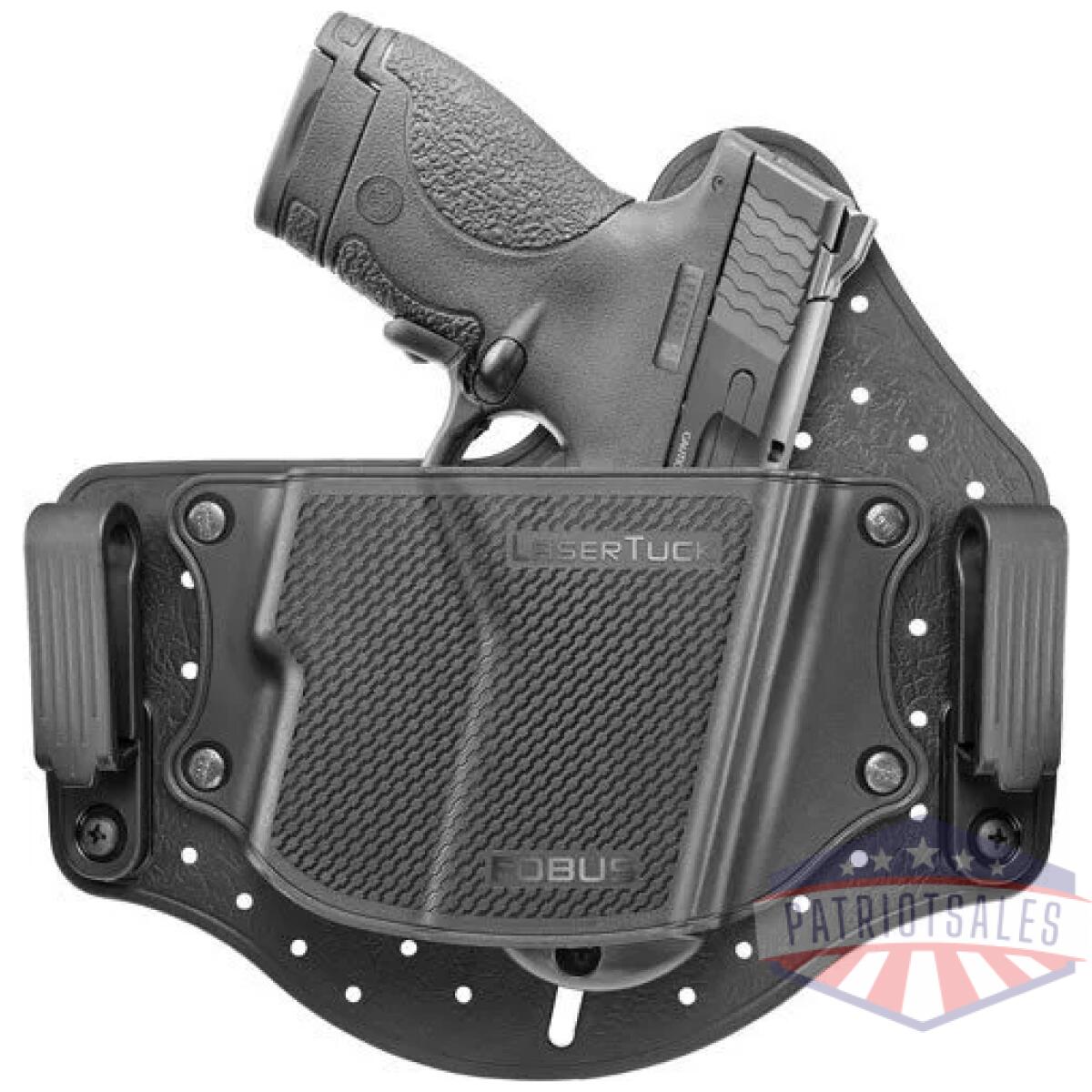 Lasertuck_s_w - fobus holster universal iwb - single stack s-compact w/laser - lasertuck s w