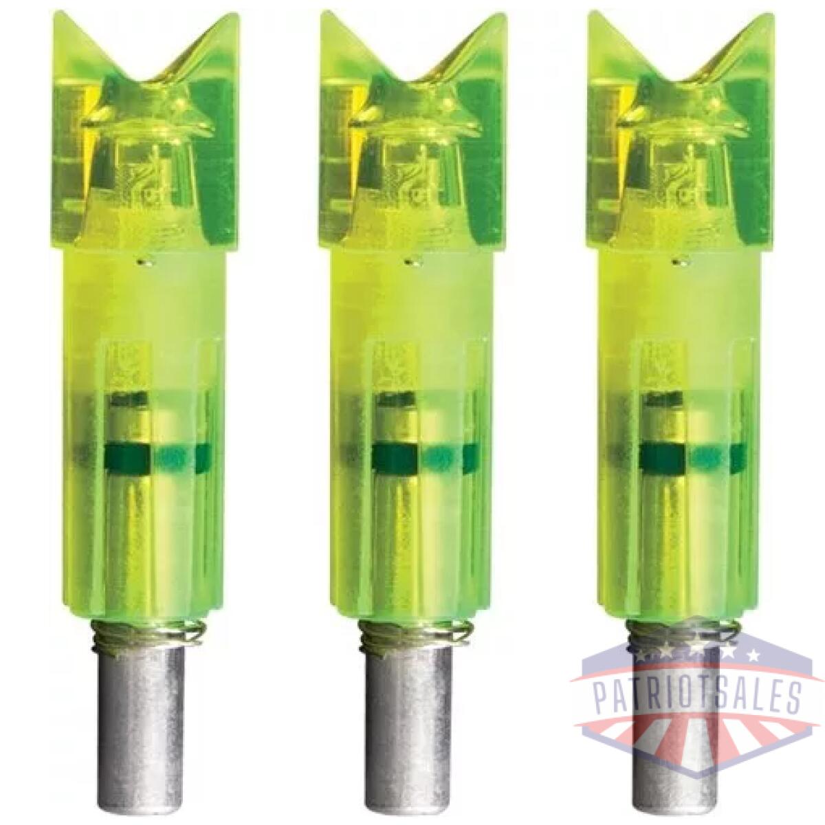 Lumenok lighted nock xbow grn - crescent easton carbon 3pk - image 3