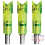 LUMENOK LIGHTED NOCK XBOW GRN - CRESCENT EASTON CARBON 3PK - Image 3