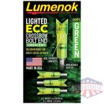 LUMENOK LIGHTED NOCK XBOW GRN - CRESCENT EASTON CARBON 3PK - Image 2