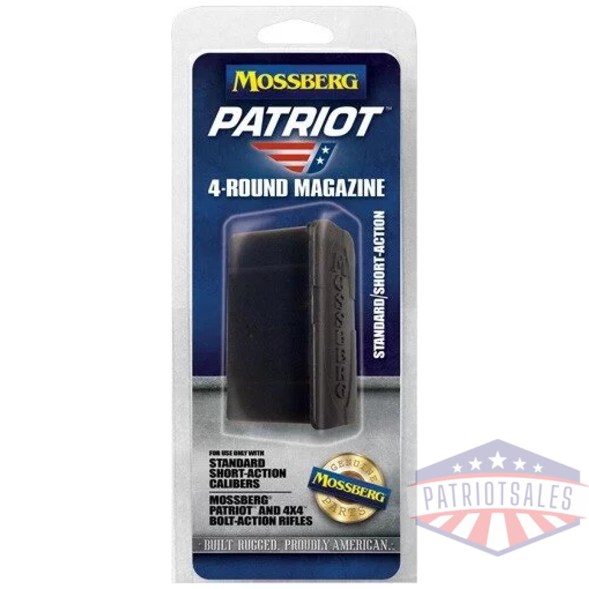 Mb95347_pkg - mossberg magazine patriot - short action calibers 4rd - mb95347 pkg