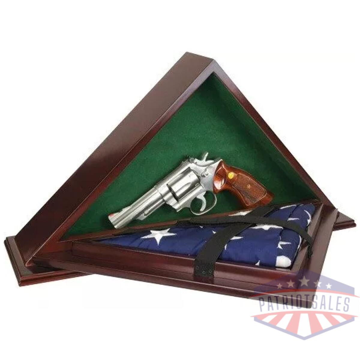 Pfc_open_gun - psp concealment patriot flag - holds lrg handgun & valuables - pfc open gun
