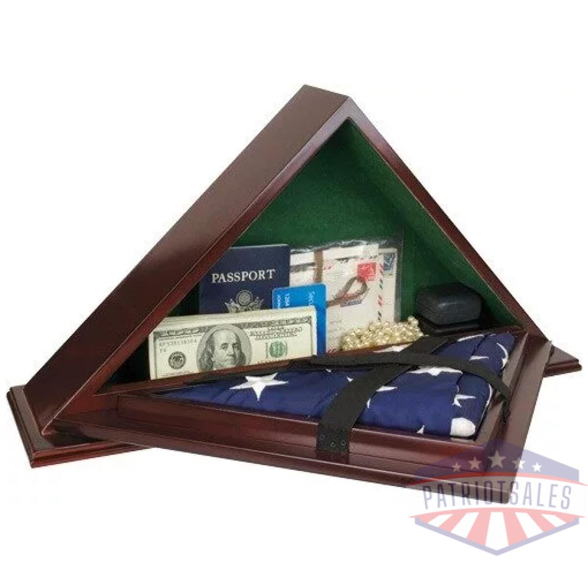 Pfc_open_stuff - psp concealment patriot flag - holds lrg handgun & valuables - pfc open stuff