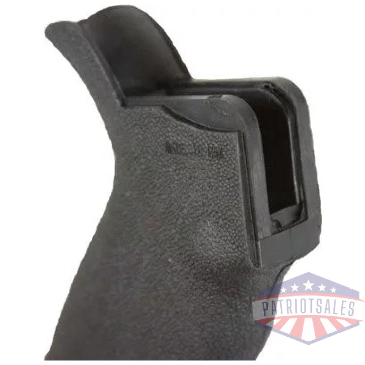 J&e textured rubbered pistol - grip w/storage black - image 3