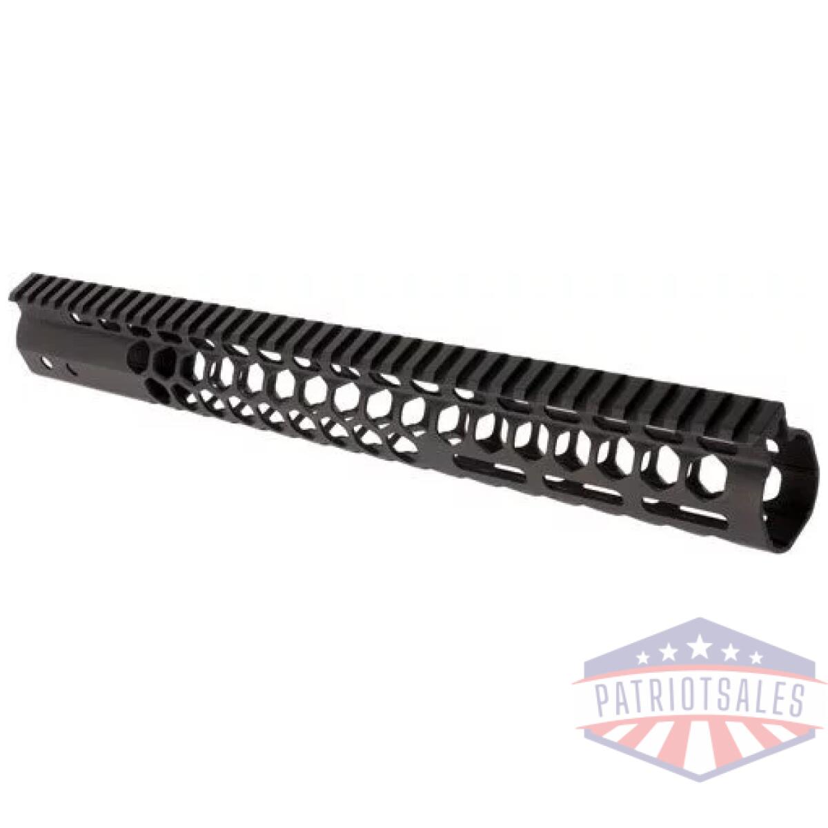 Zgt15hcalmlk - guntec air lite handguard - 15" honeycomb m-lok black - zgt15hcalmlk