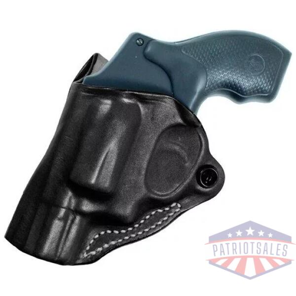 DESANTIS MINI SCABBARD HOLSTER - LH OWB LEATHER J-FRM 2-2.25 BL