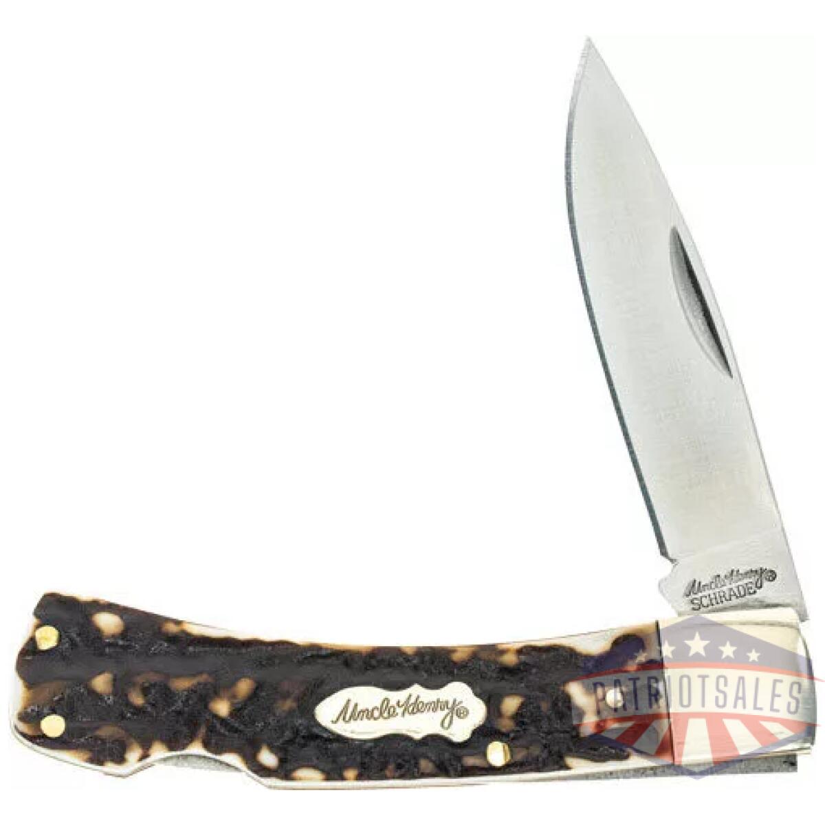 1136000 - uncle henry knife next gen - staglon bruin 2. 8" blade - 1136000