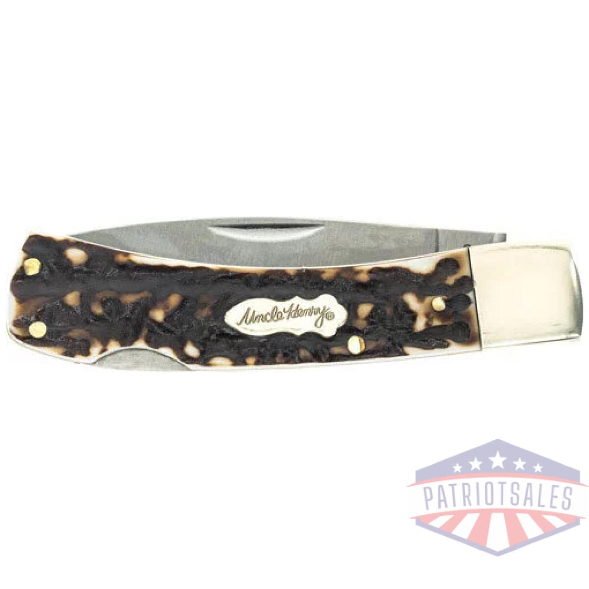1136000_folded - uncle henry knife next gen - staglon bruin 2. 8" blade - 1136000 folded