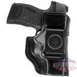 DESANTIS INSIDE HEAT HOLSTR RH - IWB LEATHER J FRAME 2" BLACK