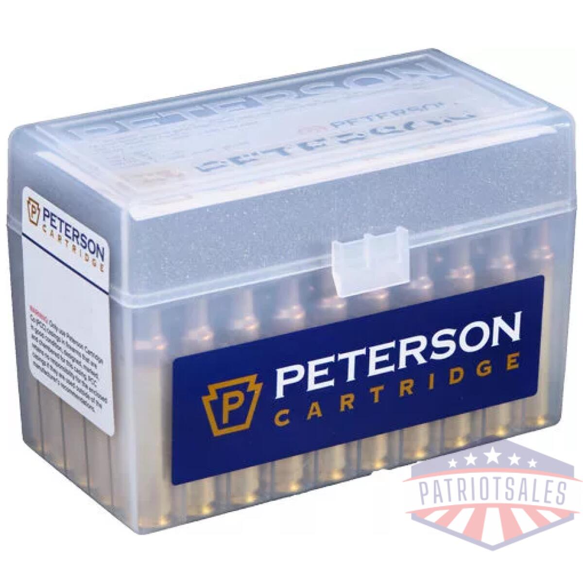 Peterson unprimed cases - 280 ack imp 50pack 10bx/cs - image 1