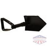 RED ROCK MILITARY TRI-FOLD - SHOVEL W/ CASE 23" OPEN BLACK