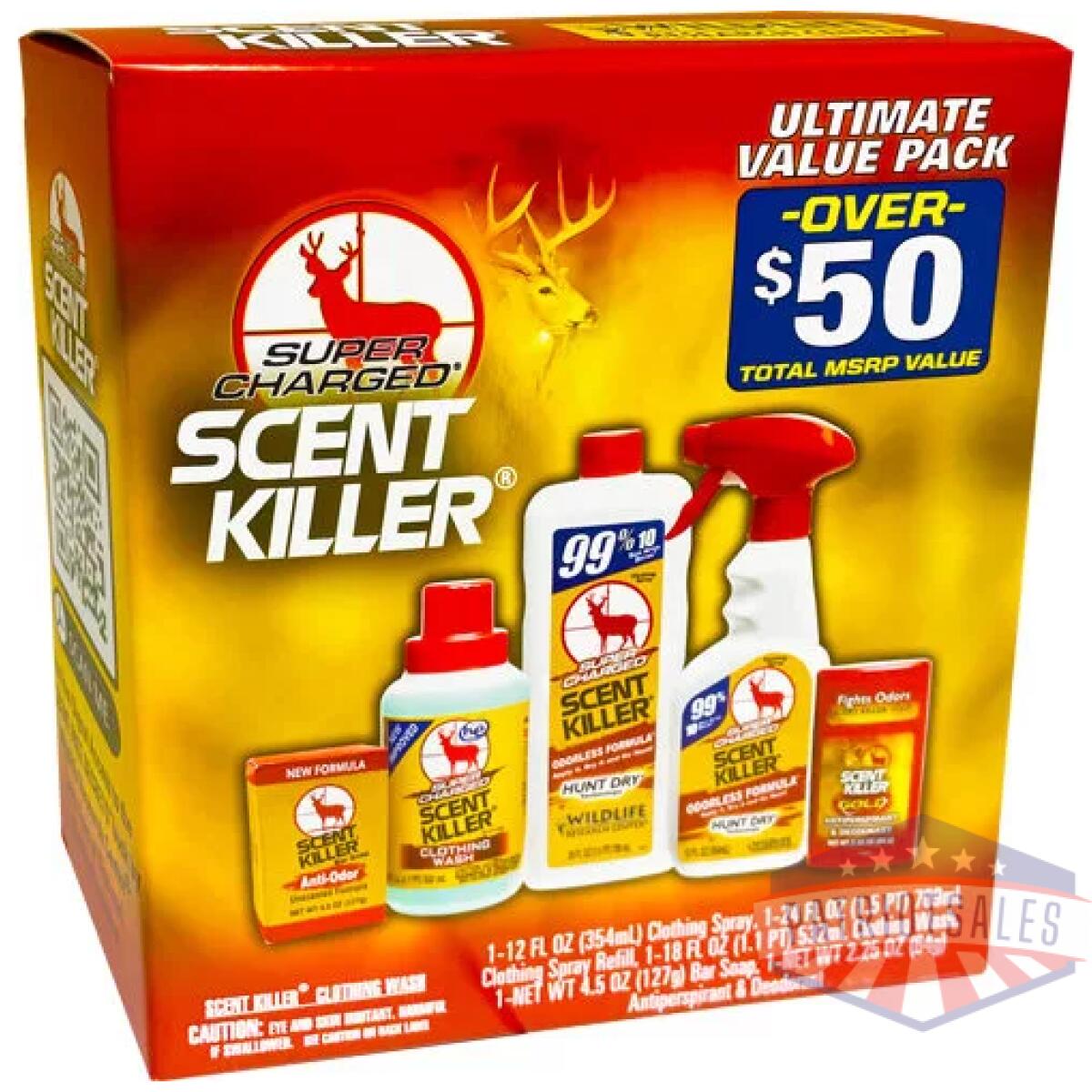 Wrc personal care combo kit - scent killer super charged - image 1