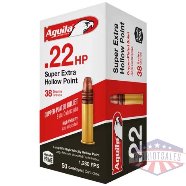 AGUILA HIGH-VEL 22LR 38GR HP - 2000RD CASE LOT