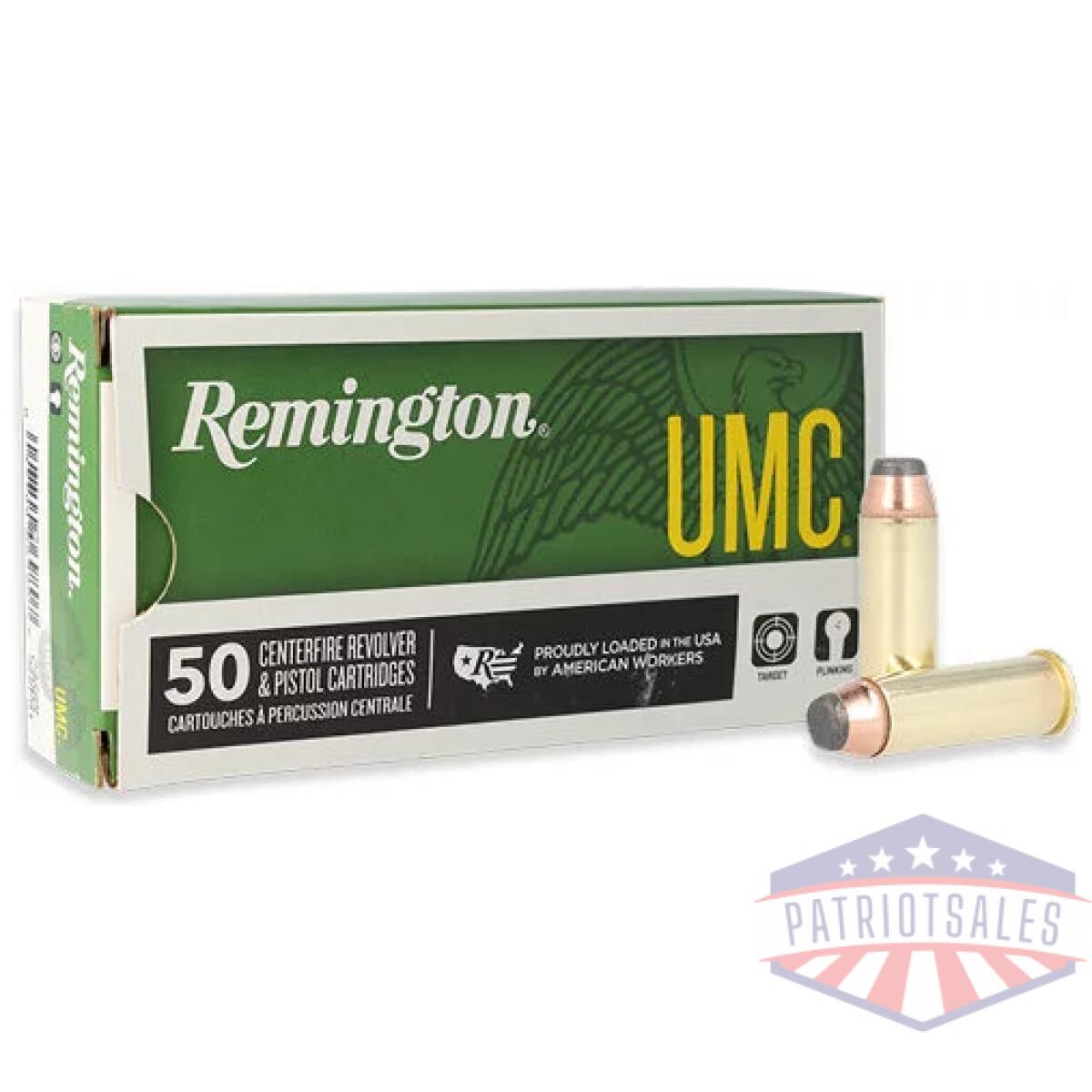 A23744 - remington umc 44 rem mag 180gr - jsp 50rd 10bx/cs - a23744