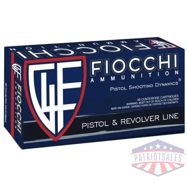 FIOCCHI 357 SIG 124GR FMJ - 50RD 20BX/CS